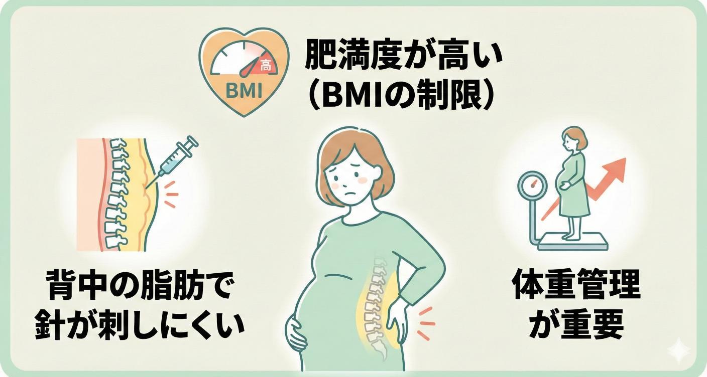 肥満度が高い(BMIの制限)の解説画像
